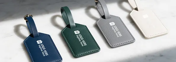 Personalised Leather luggage tags Personalised Leather luggage tags