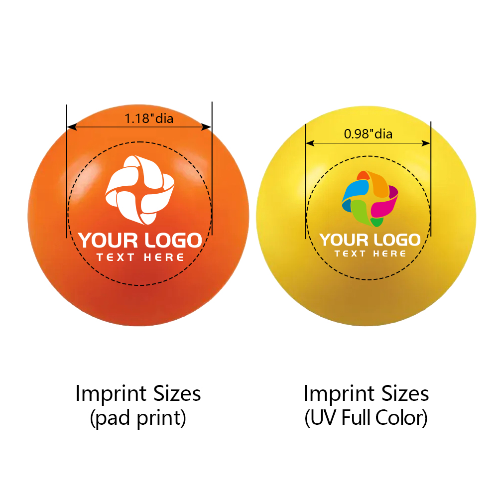 Promotional Solid Color Round Stress Ball