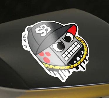 Glossy Finish of Custom Stickers