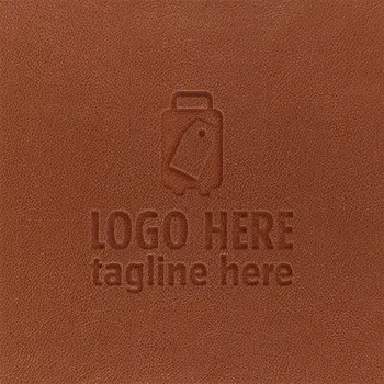 Leather Luggage Tags - Debossing