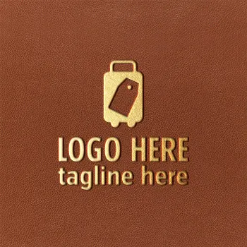 Leather Luggage Tags - Gold Stamping