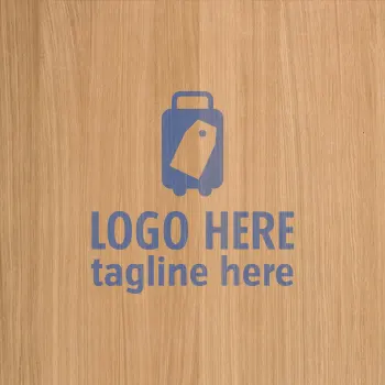 Wood Luggage Tags - Silkscreen Printing