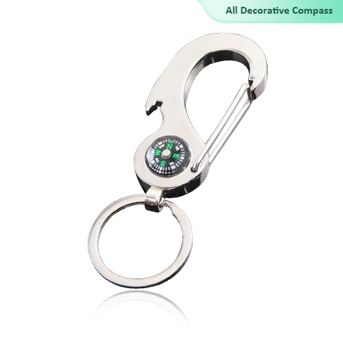 Bottle Opener Decorative Compass Metal Keychain