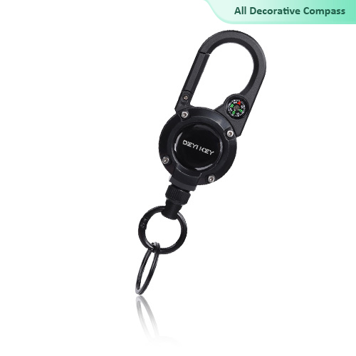Outdoor Mountaineering Compass Keychain