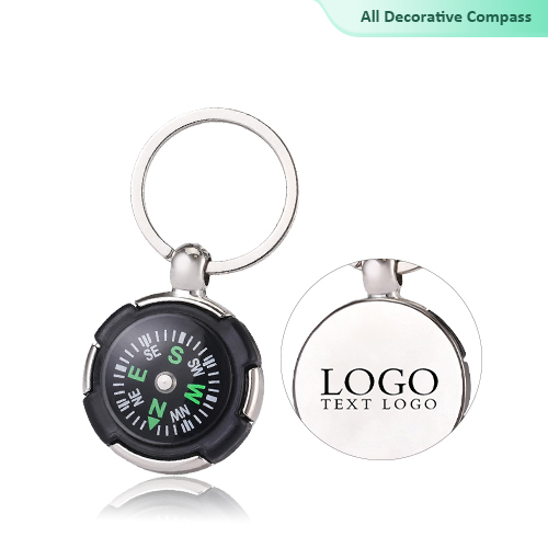 Promotional Mini Decorative Compass Keychain