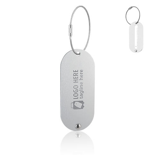 Custom Colored Metal Personalised Bag Tags
