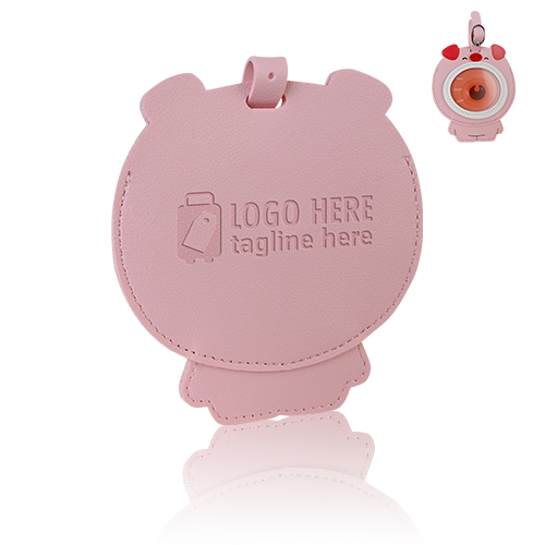 Cute Cartoon Animal PU Leather Luggage Tag