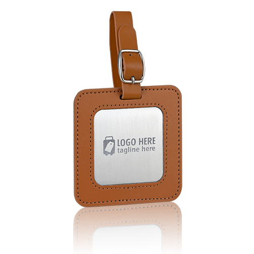Exquisite PU Leather Golf Luggage Tag 