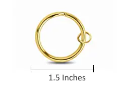 Gold Split Ring Only