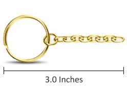 Split Ring with Long Chain