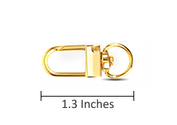 Gold Swivel Trigger Lobster Claw Clasp