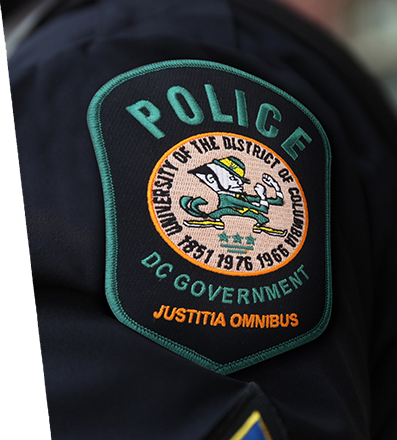custom embroidered patches with police-theme
