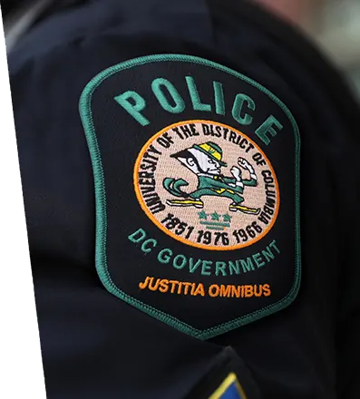 custom embroidered patches with police-theme