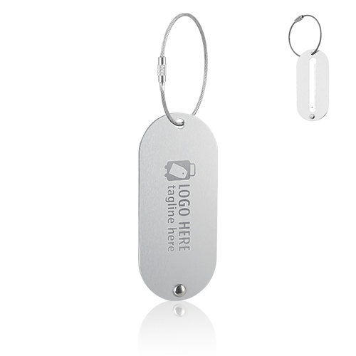 Custom Colored Metal Personalised Bag Tags