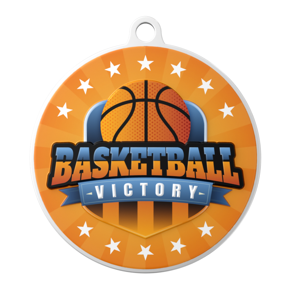 Basketball Victory Medal front Basketball Victory Medal front