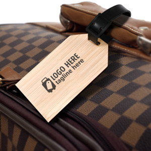 Personalized Wooden Luggage Tags With Logo
