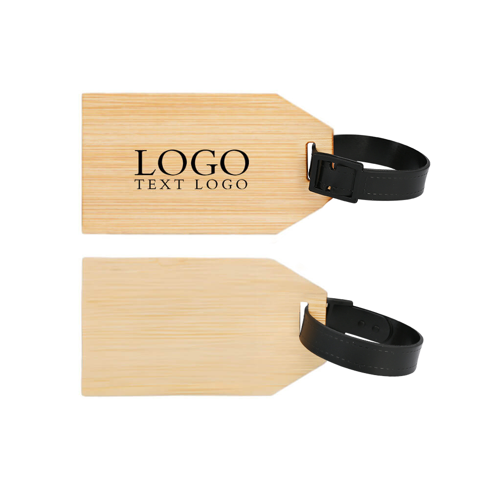Personalized Wooden Luggage Tag With Logo