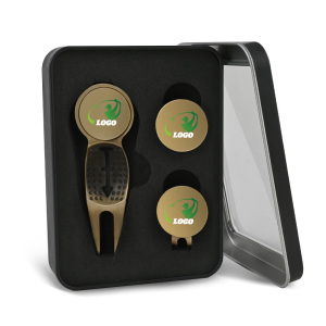 Premium Golf Divot Tool & Ball Marker Gift Set