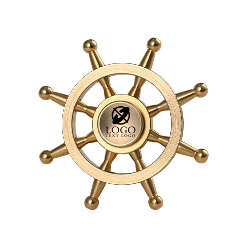 Custom Metal Ship Wheel Fidget Spinner Toys