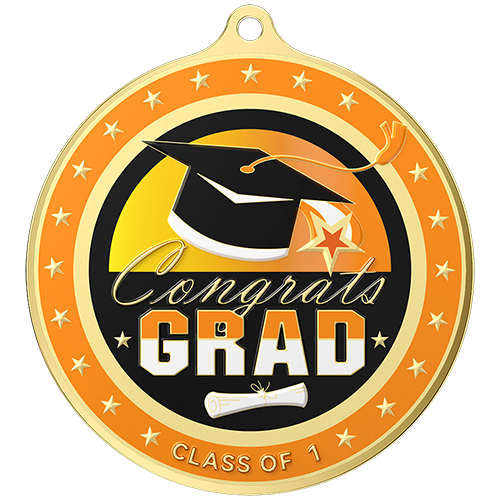 Custom Star Round Medal Custom Star Round Medal