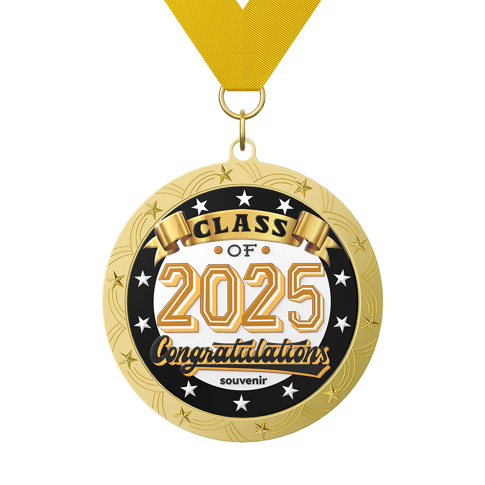 2025 Class Congratulations Souvenir Medal with lanyard 2025 Class Congratulations Souvenir Medal with lanyard