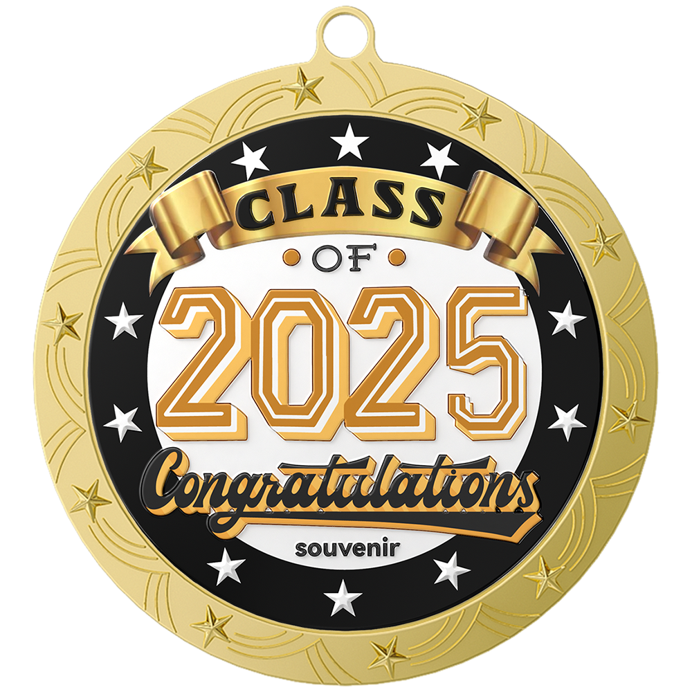 2025 Class Congratulations Souvenir Medals front 2025 Class Congratulations Souvenir Medals front