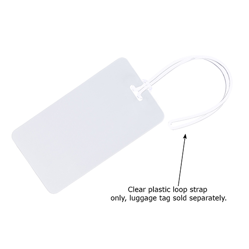 Clear Plastic Luggage Loop Straps