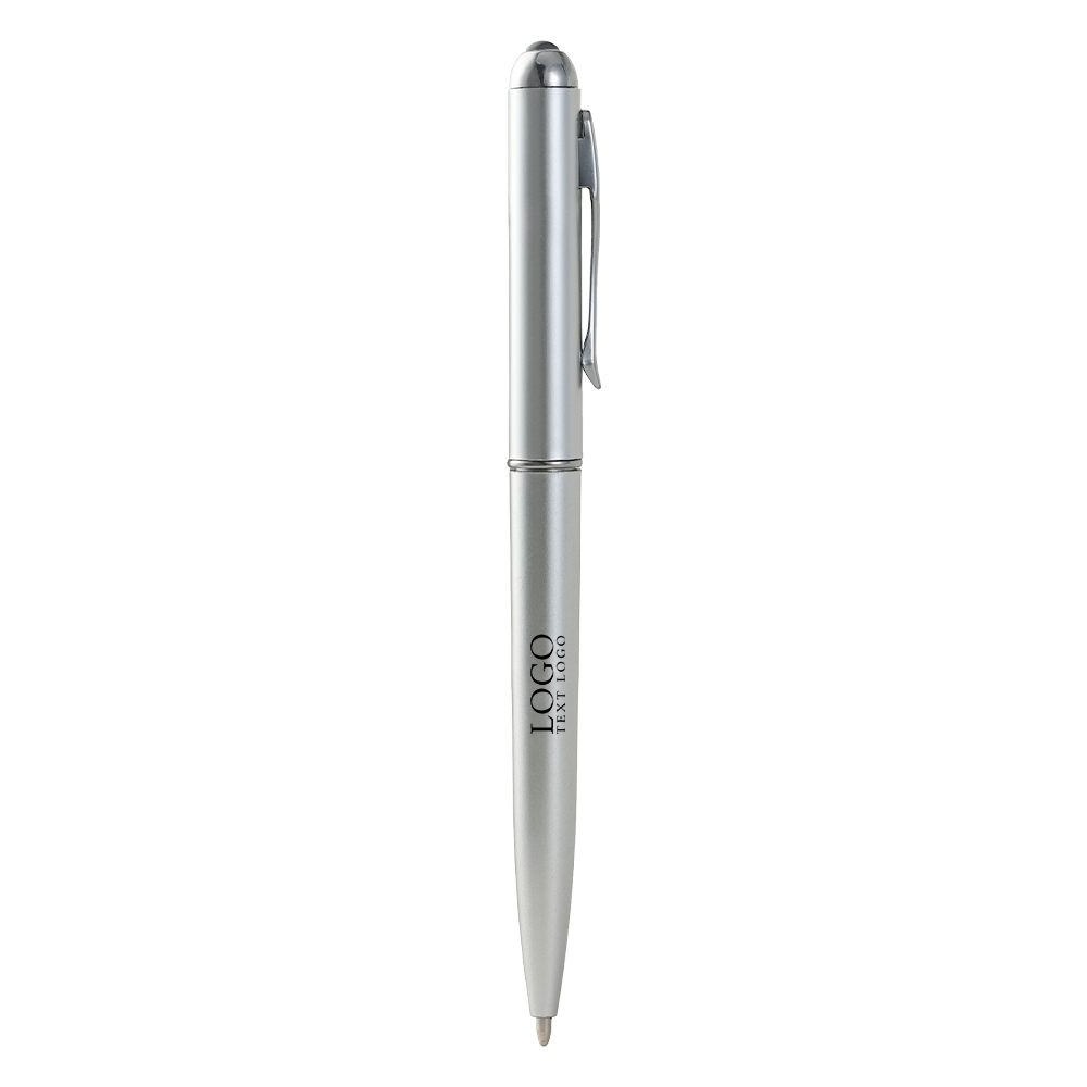 Customized UV Invisible Light Pen silver with logo