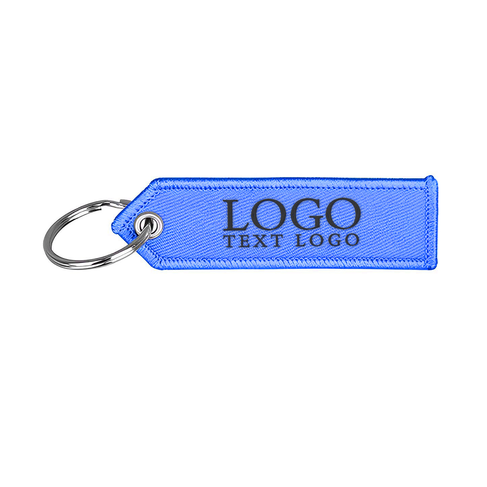 Blue Logo Embroidery Luggage Tag