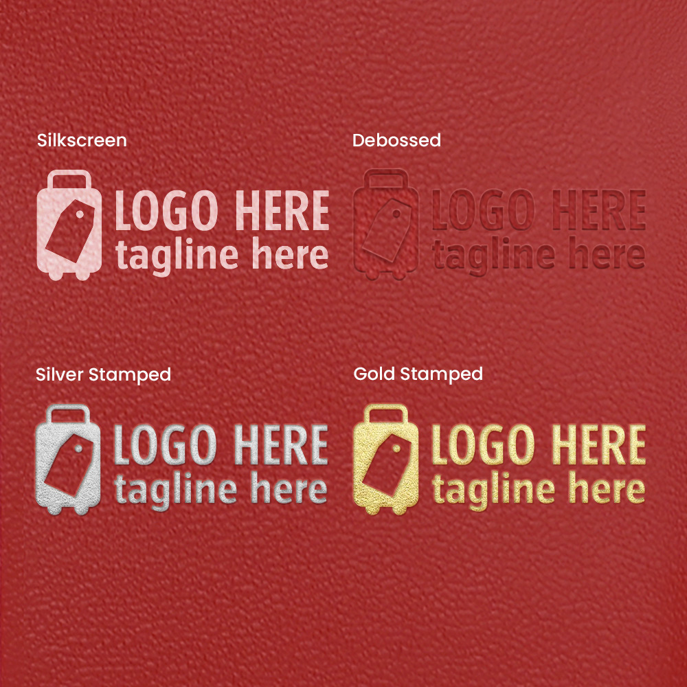 Genuine Leather Flip Luggage Tag