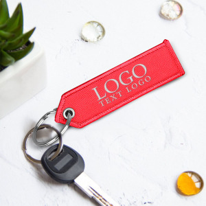 Bagagelabel met logoborduurwerk