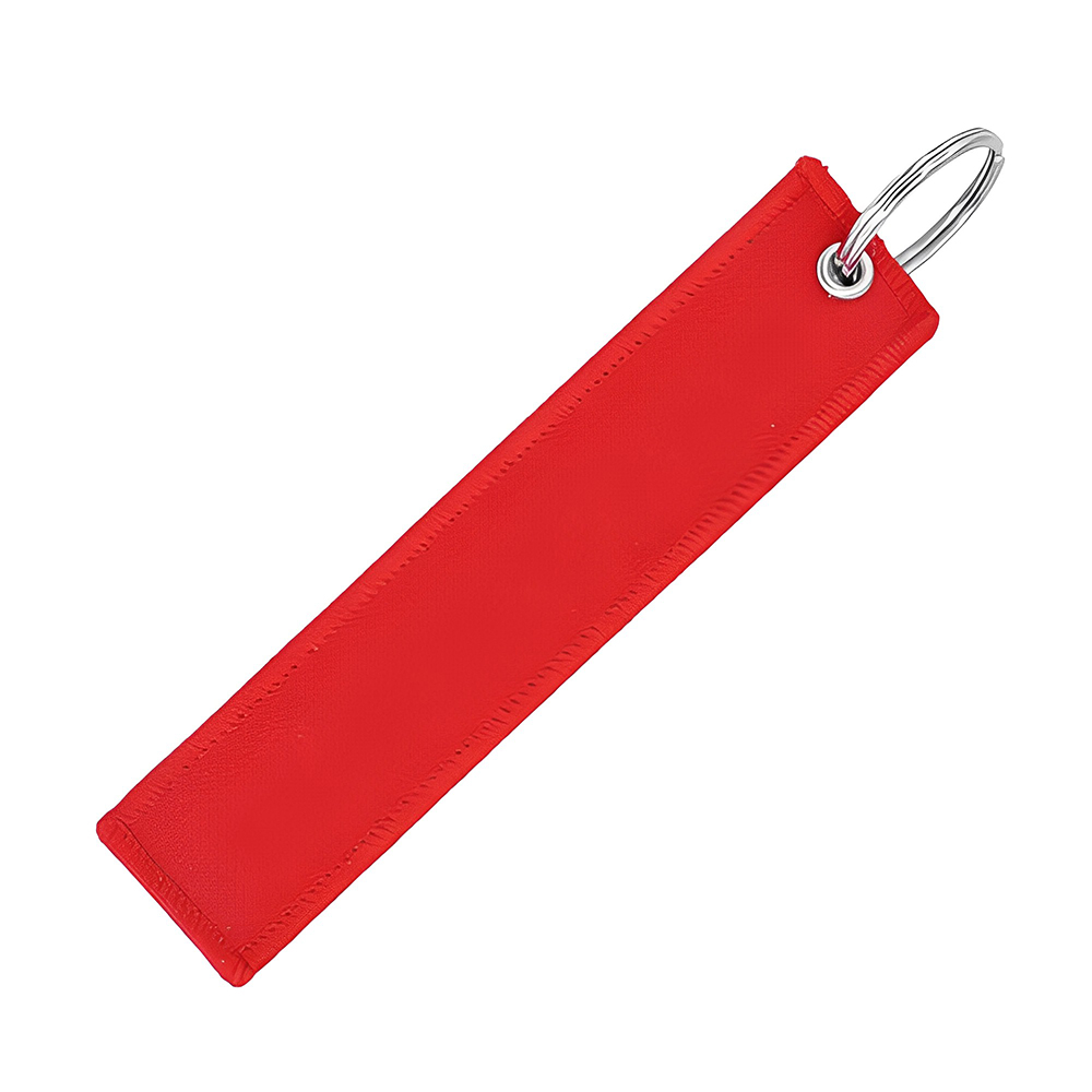 Red Embroidered Motorcycle Luggage Tag Red Embroidered Motorcycle Luggage Tag