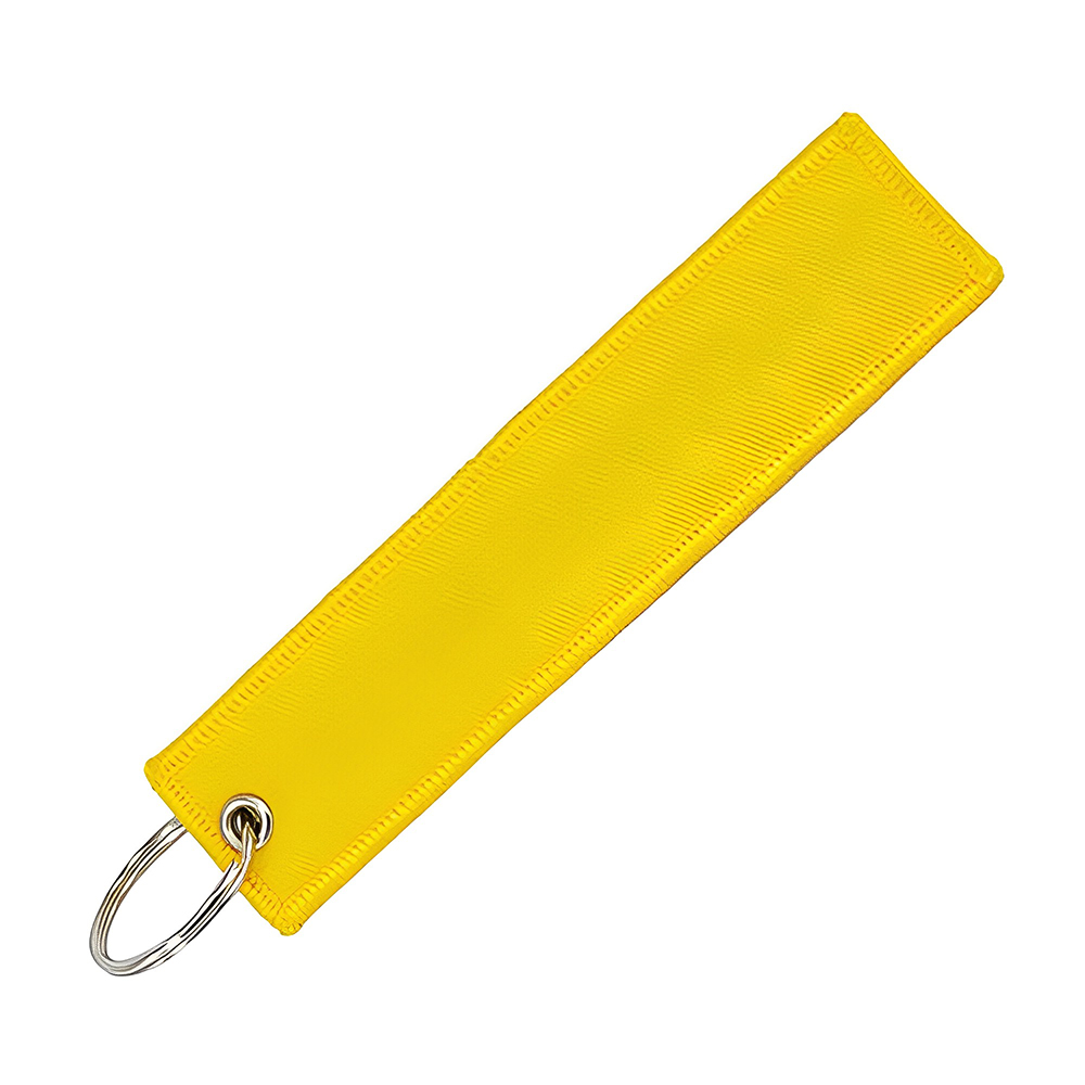 Yellow Embroidered Motorcycle Luggage Tag Yellow Embroidered Motorcycle Luggage Tag