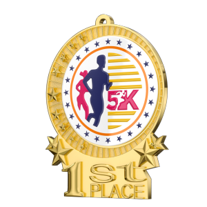 1st Place 5K Race Medal