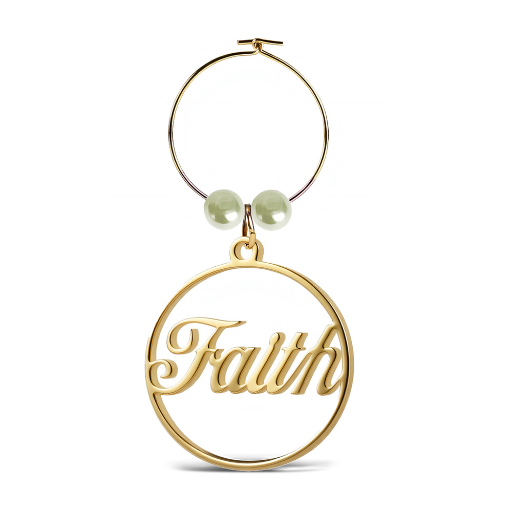 Die Cast Wine Charm