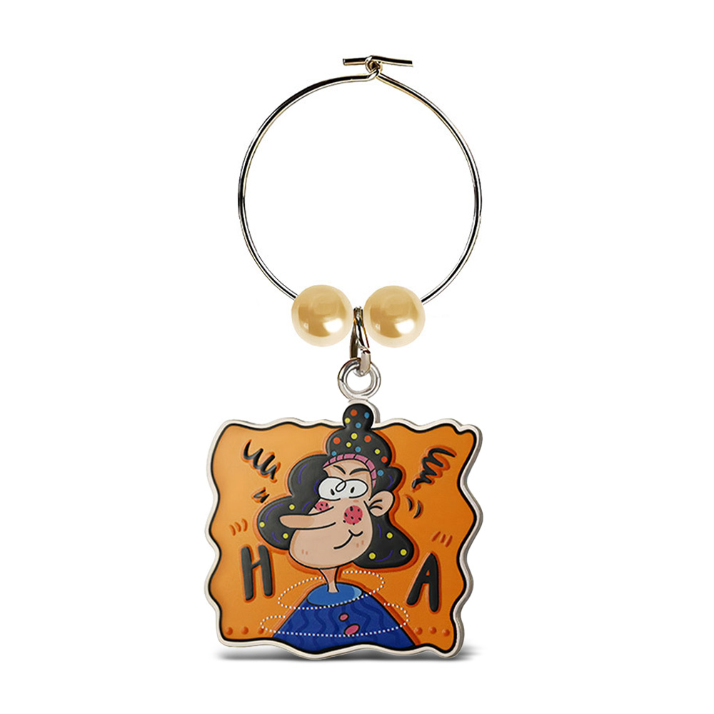 Printed Wine Charm	