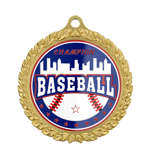 Custom Baseball Champion Medal