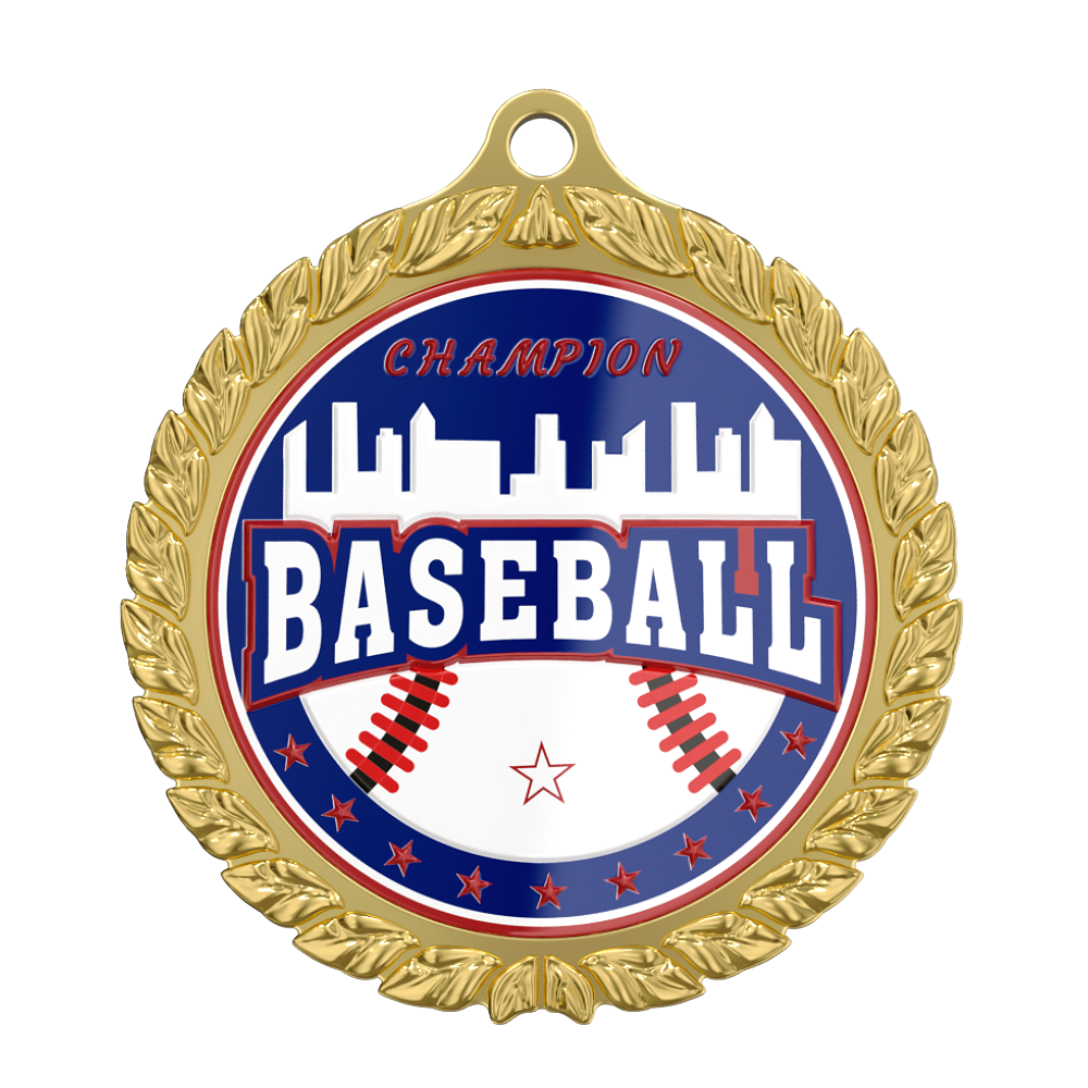 Custom Baseball Champion Medal 