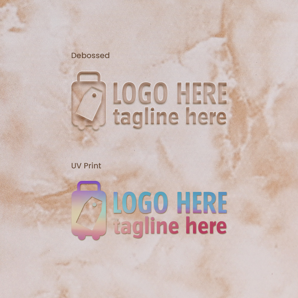 Flip Marbling Luggage Tags With Buckle