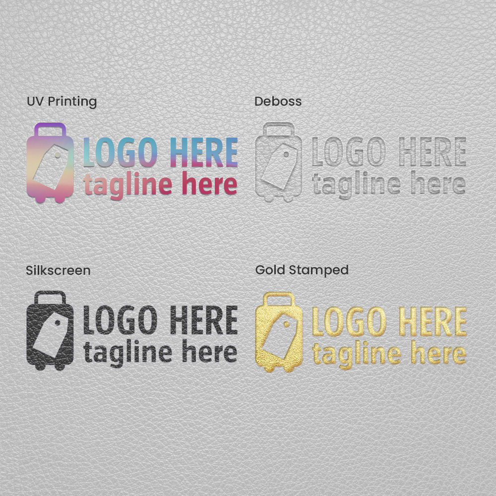 PU Leather Luggage Tag With Custom Logo