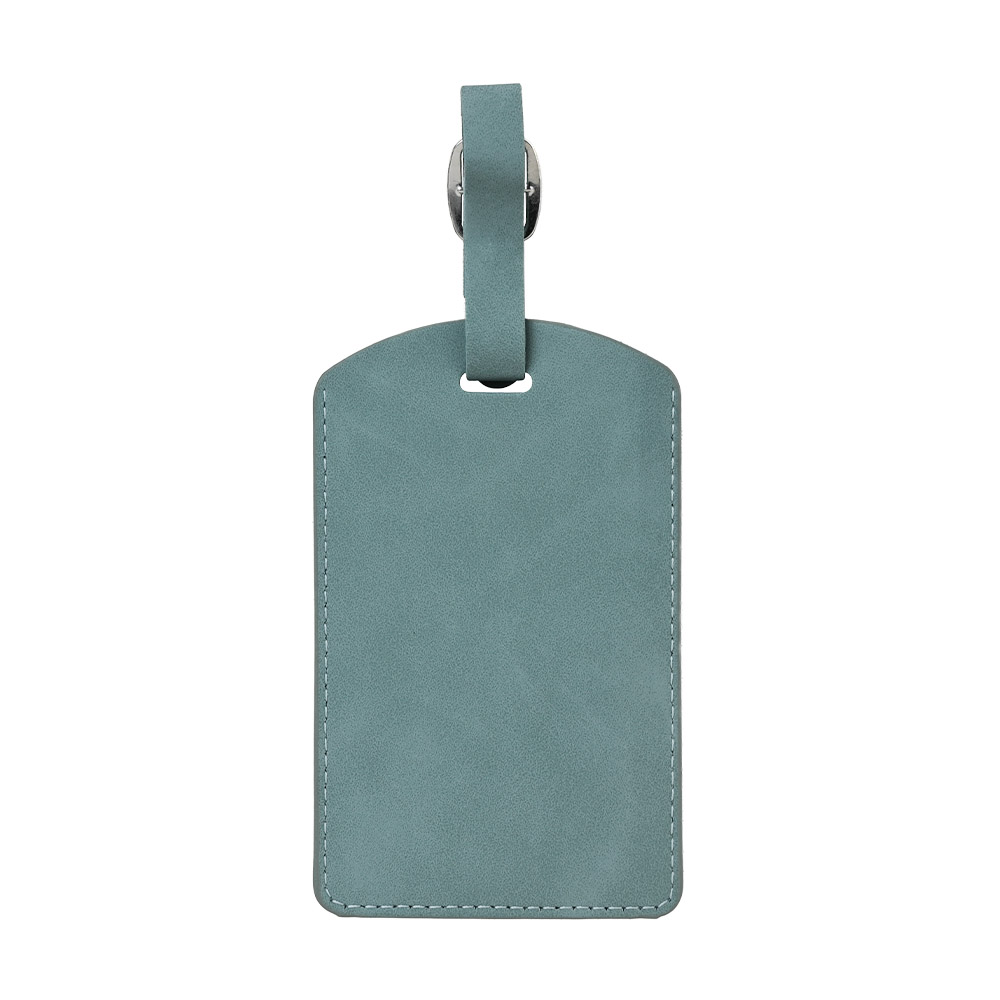 PU Leather Waterproof And Wear-Resistant Luggage Tag light blue PU Leather Waterproof And Wear-Resistant Luggage Tag light blue