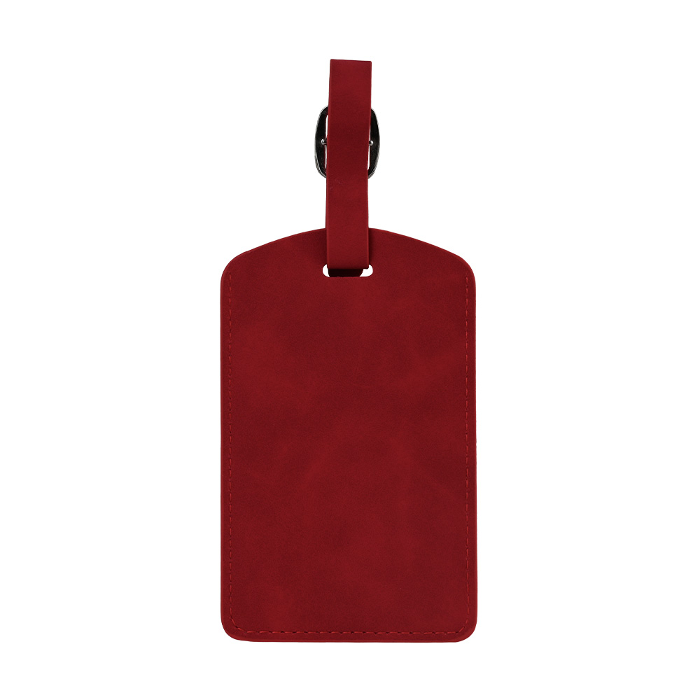 PU Leather Waterproof And Wear-Resistant Luggage Tag red PU Leather Waterproof And Wear-Resistant Luggage Tag red