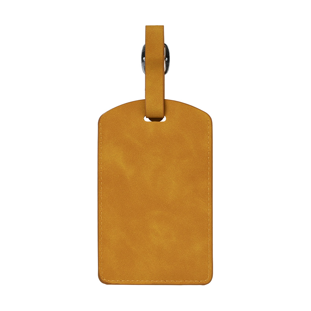 PU Leather Waterproof And Wear-Resistant Luggage Tag yellow PU Leather Waterproof And Wear-Resistant Luggage Tag yellow