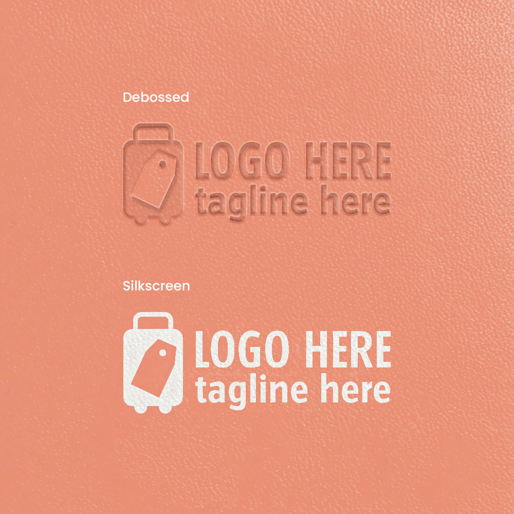 Promo Flower Gold Stamping Bagagelabel Promo Flower Gold Stamping Bagagelabel