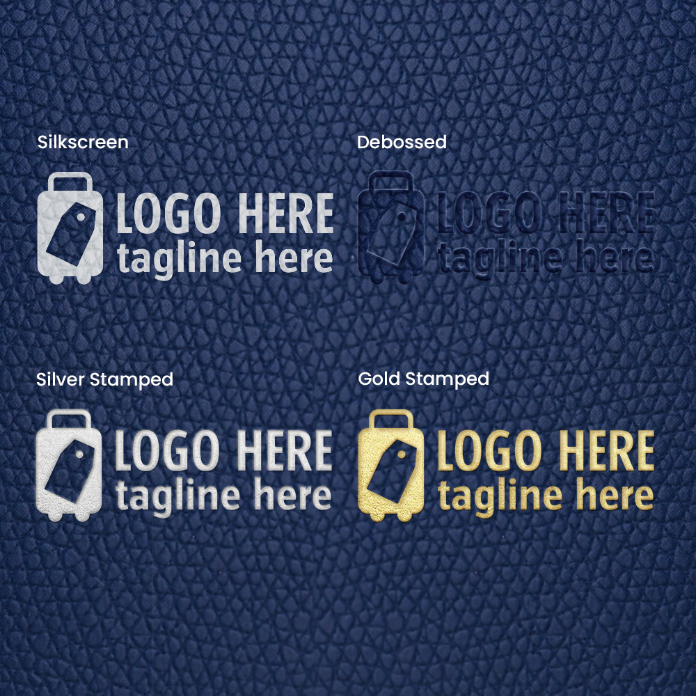 Slim PU Leather Luggage ID Tag