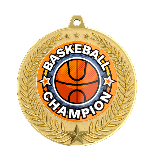 Laurel Leaf Basketball Champion Medal