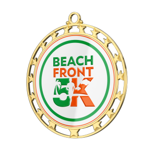 BEACH FRONT 5K Medal