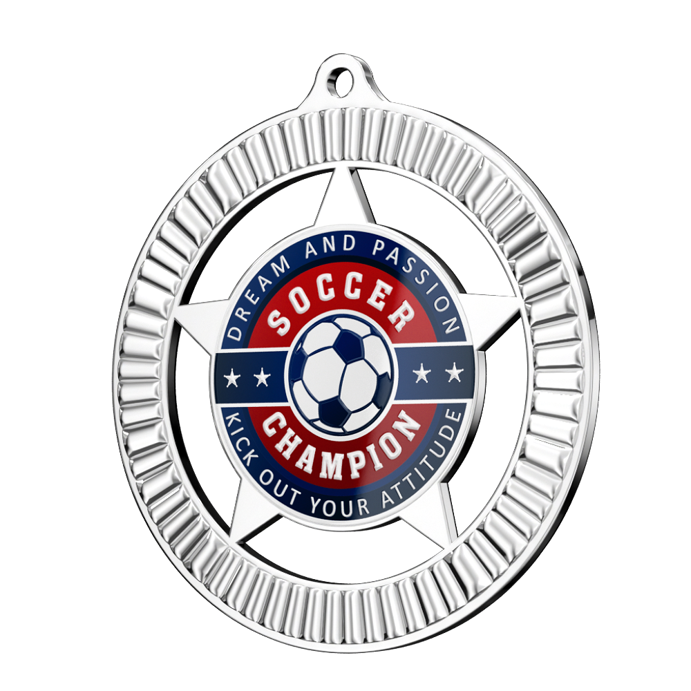 Football Champion Medal detail Football Champion Medal detail