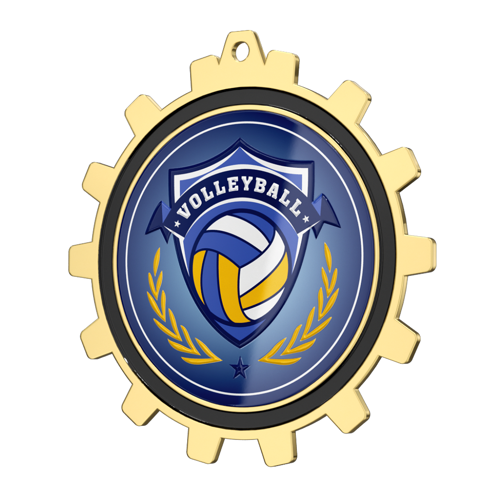Gear-Edge Volleyball Award Medal detail