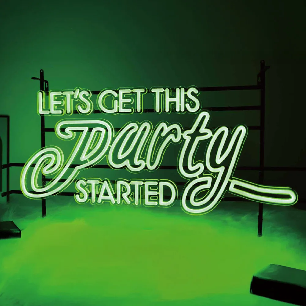 Metal-Framed Neon Signs